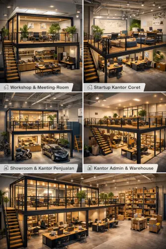 Mezzanine Ruang Kantor di Karangbahagia