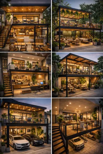 Mezannine Cafe Modern di Karangbahagia